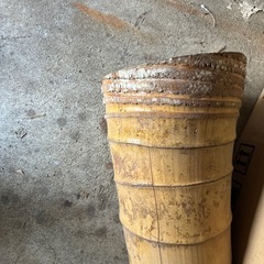 差し上げます！！竹製　3段花入　花器　の画像