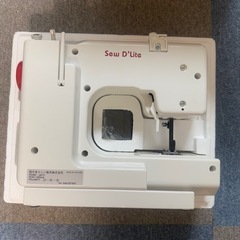 Sew D'Lite 電動ミシン JA771 箱付きの画像