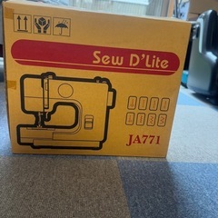 Sew D'Lite 電動ミシン JA771 箱付きの画像