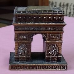 凱旋門 エトワール オブジェ 置物 スタチュー メタル パリ ARC DE TRIOMPHE フランス製 の画像
