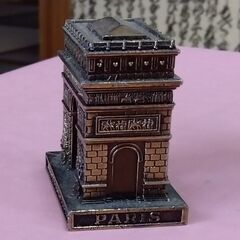 凱旋門 エトワール オブジェ 置物 スタチュー メタル パリ ARC DE TRIOMPHE フランス製 の画像