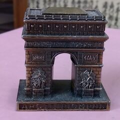凱旋門 エトワール オブジェ 置物 スタチュー メタル パリ ARC DE TRIOMPHE フランス製 の画像