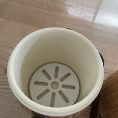 最終お値下げ！レトロ！タイガー籐ポット　保冷の画像