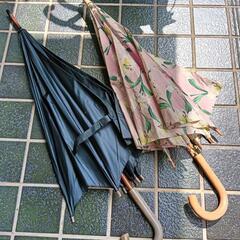 円柱型メタル傘立て+傘15本+2本合計17本の画像