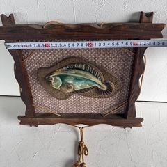 陶器でできたヒラメの画像