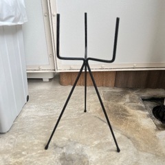 【定価¥2,750】【ACTUS/アクタス】FARM | ポットスタンド フォーク （高さ50cm）ブラック 植木鉢脚　黒　観葉植物　の画像