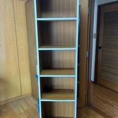 本棚　5段　合板製の画像