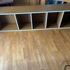 本棚　5段　合板製の画像