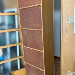 本棚　5段　合板製の画像