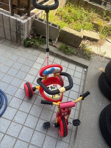 メロディーが鳴る ミッキー三輪車 - メルカリ