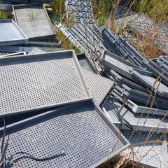 米の育苗トレイ種類バラバラの画像