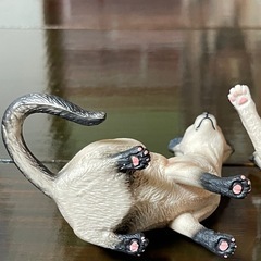シャム猫 フィギュアの画像