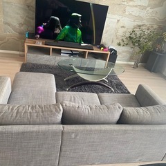 IKEA 3人掛けソファの画像