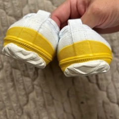 上靴　19cm  学校　黄色　の画像