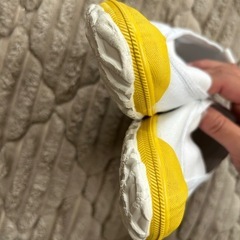上靴　19cm  学校　黄色　の画像