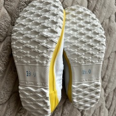 上靴　19cm  学校　黄色　の画像