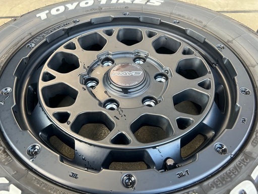 RAYSデイトナM9 Blackedition TOYOオープンカントリーR/Tハイエース200系