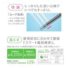 Panasonic 温水洗浄便座 ビューティ・トワレ CH951SWS ホワイトの画像