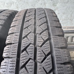 バリ山　BRIDGESTONE ブリヂストン　ブリジストン　VL1 165R14 LT スタッドレス　タイヤ　2019年製　14インチ　キャリィ　サクシードの画像