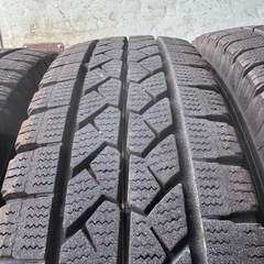 バリ山　BRIDGESTONE ブリヂストン　ブリジストン　VL1 165R14 LT スタッドレス　タイヤ　2019年製　14インチ　キャリィ　サクシードの画像