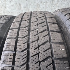 鉄ホイール付スズキ純正　バリ山　BRIDGESTONE ブリジストン VRX2 155/65R14 スタッドレス　タイヤ　2019年製　14インチ　ワゴンR などの画像