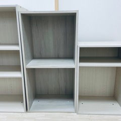 カラーボックス3つセットの画像