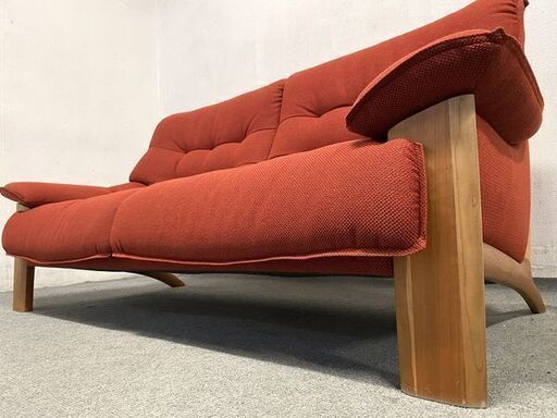 karimoku カリモク家具 2人掛けワイドソファ UU4972 幅182 ラブソファ 中古家具 店頭引取歓迎 R9756