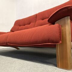 karimoku カリモク家具 2人掛けワイドソファ UU4972 幅182 ラブソファ 中古家具 店頭引取歓迎 R9756の画像