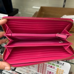 リユースのサカイ東金店 COACH ピンク長財布 美品です！ TJ12984の画像