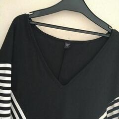 【プラスサイズ】SHEIN・Vネックトップスの画像