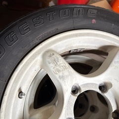 夏タイヤ　ジムニー タイヤ&アルミホイール ブリヂストン  175/80R16 DUELER　の画像