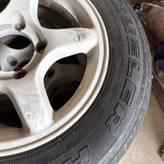 夏タイヤ　ジムニー タイヤ&アルミホイール ブリヂストン  175/80R16 DUELER　の画像