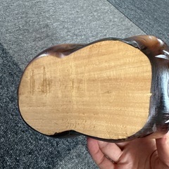 木彫りの熊　くまの置物　木製　小物入れ　アンティーク　彫刻品　ビンテージの画像