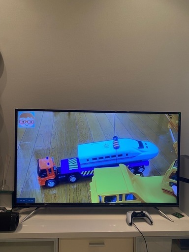 一旦ストップします！美品 49型 テレビ