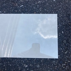 未使用クリナップキッチンパネル　ホワイト系の画像