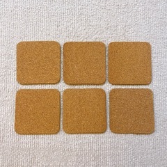 パリ　コルクコースター　6枚の画像