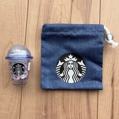 スターバックス　ミニカップギフト　マリンボーダーの画像