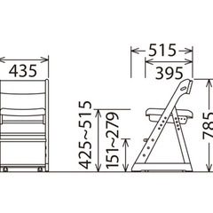カリモク⭐️学習椅子 おしゃれ XT0901 の画像