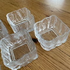 📍【受付中】ガラス　小鉢　５個セット　平成レトロの画像