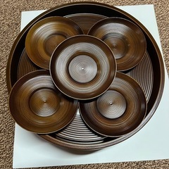 茶櫃 茶托 昭和レトロの画像