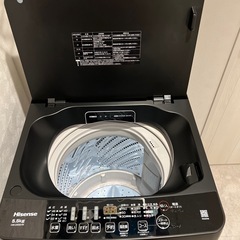 【引越し間近で値下げ！早い者勝ち】【美品】Hisense2025年式洗濯機の画像