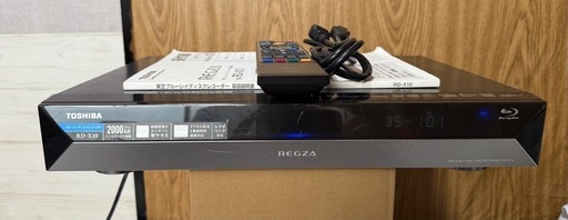 東芝ブルーレイディスクレコーダー RD-X10 HDD2TB
