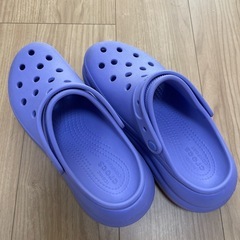 美品！厚底クロックス 28cmの画像