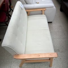 リユースのサカイ東金店 2人掛けソファー ※シミあり TJ12989の画像