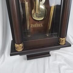 【稼働品】RYTHM リズム時計 ホールクロック 置き時計 柱時計 QUARTZ REAL CHIME

の画像