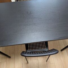 ダイニングテーブル+椅子2台の画像