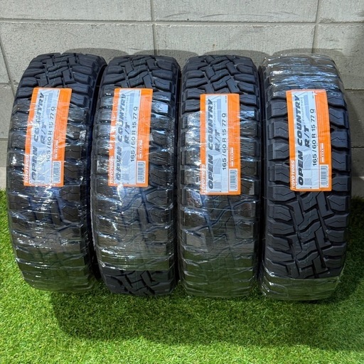 【ホワイトレター】165/60R15　交換工賃・消費税込み価格　オープンカントリーR/T