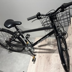 都内/千葉引取】街乗り用自転車 27インチ カゴ/鍵/オートライト