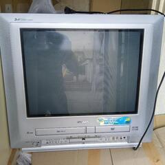 レトロ　ビデオDVD一体型テレビ　VT-21DV30　