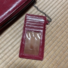 (赤)長財布の画像